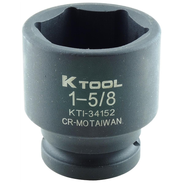 K-Tool International 3/4" Drive Impact Socket 6 black oxide KTI-34152